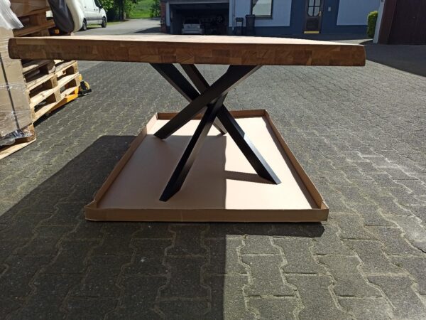 Esszimmer Tisch Wildeiche Massivholz Spiderge – Bild 2