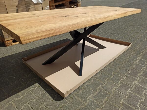 Esszimmer Tisch Wildeiche Massivholz Spiderge – Bild 3