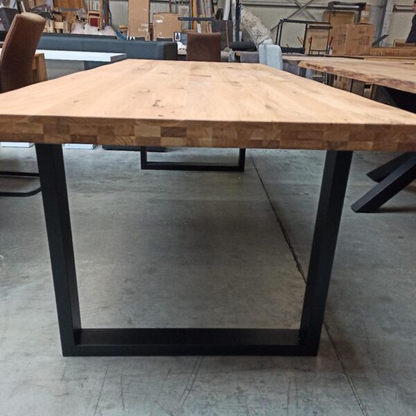 Esszimmer Tisch Wildeiche Massivholz 260x100 – Bild 3