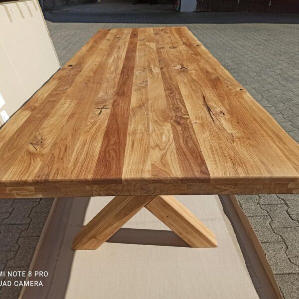 Esszimmer Tisch Wildeiche Massivholz – Bild 2
