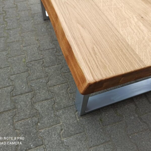 Esszimmer Tisch Wildeiche Massivholz 180x100 – Bild 5